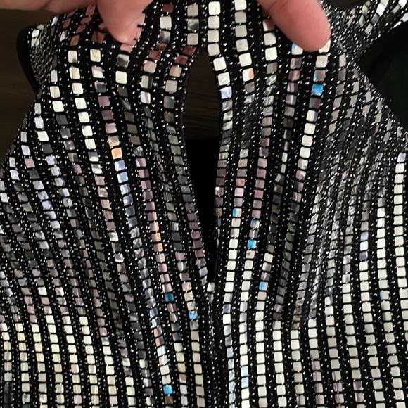 Vince Camuto Scoop Neck Shimmer Sleeveless Tank Top Medium NWT - Picture 6 of 10